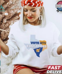 Vote with Educators State shirt