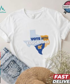 Vote with Educators State shirt
