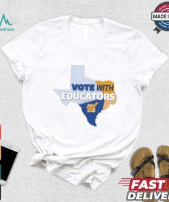 Vote with Educators State shirt