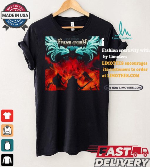 War Hearts By Frozen Crown Release On October 18th 2024 From Milan Italian Power Metal Shirt