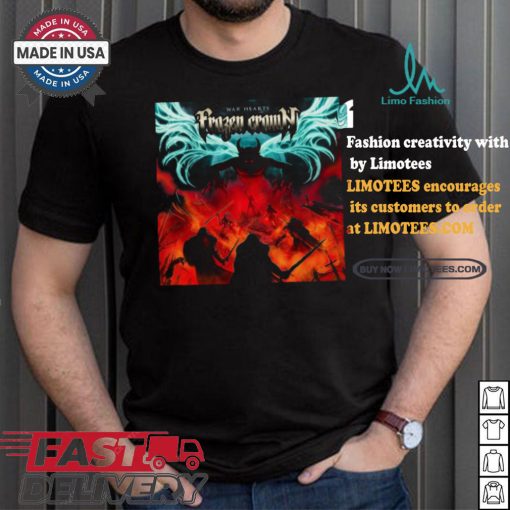 War Hearts By Frozen Crown Release On October 18th 2024 From Milan Italian Power Metal Shirt