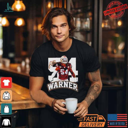 Warner 54 San Francisco 49ers Football Signature Shirt