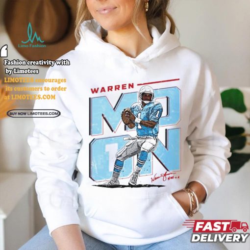 Warren Moon Houston Oilers football player signature shirt