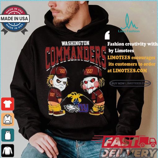 Washington Commanders NFL Halloween Peeing Funny Shirt