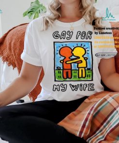Waveygoodsco Gay For My Wife Shirt