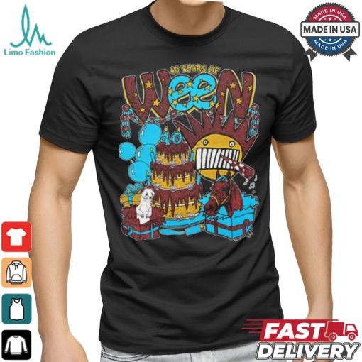 Ween 40Th Anniversary Tour Shirt