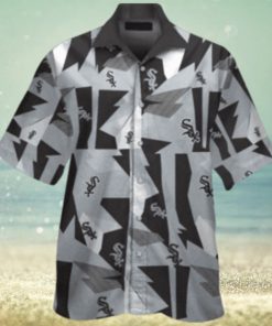 White Sox Abstract Art Deco Hawaiian Shirt