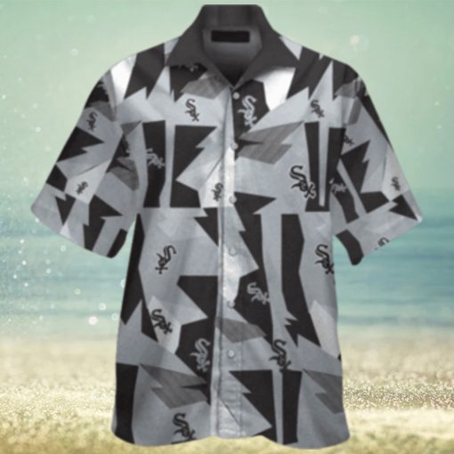 White Sox Abstract Art Deco Hawaiian Shirt