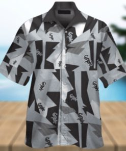 White Sox Abstract Art Deco Hawaiian Shirt