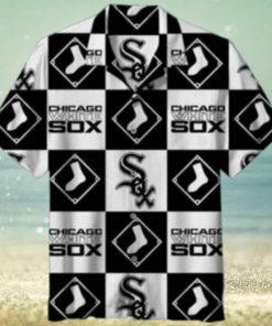 White Sox Checkered Flag Hawaiian Shirt