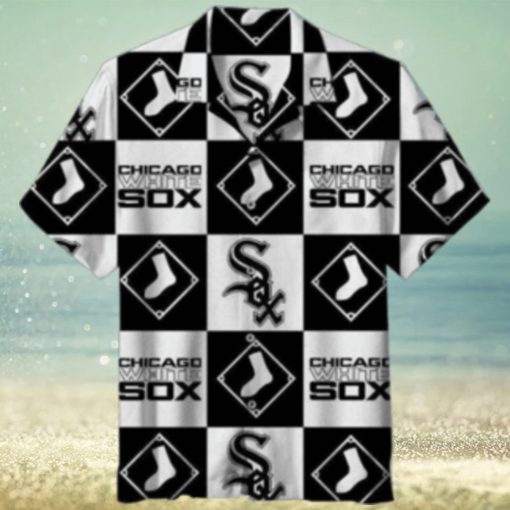 White Sox Checkered Flag Hawaiian Shirt