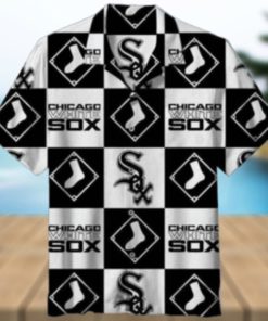 White Sox Checkered Flag Hawaiian Shirt