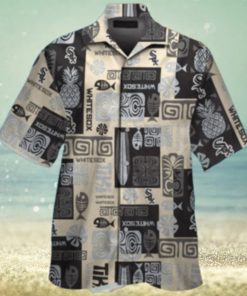 White Sox Hawaiian Shirt With Polynesian Tattoo Patterns