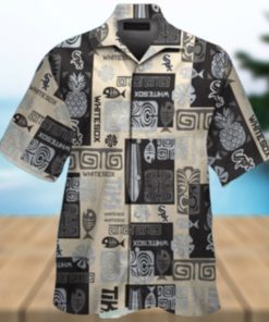 White Sox Hawaiian Shirt With Polynesian Tattoo Patterns