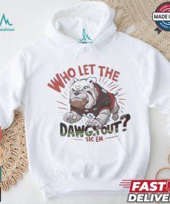 Who Let The D.A.W.G.S Out Georgia Bulldogs Mascot Shirt