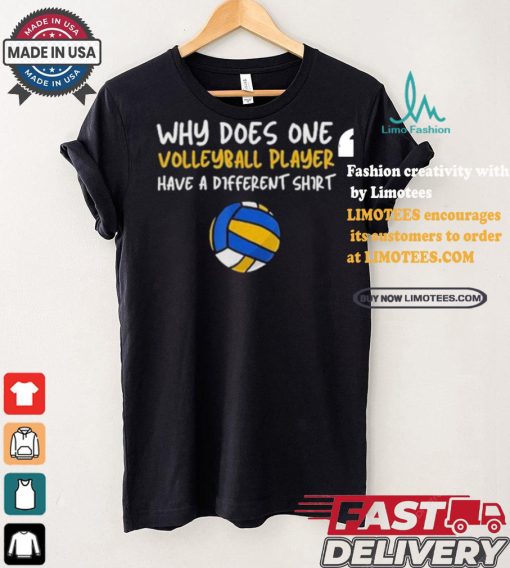 Why Does One Volleyball Player Wear A Different T shirt