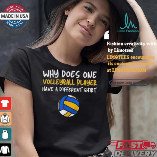 Why Does One Volleyball Player Wear A Different T shirt