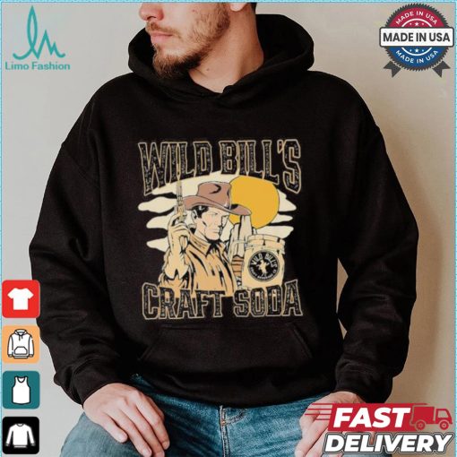 Wild West Craft Soda Gunslinger Wild Bill’s Classic Cowboy T shirt