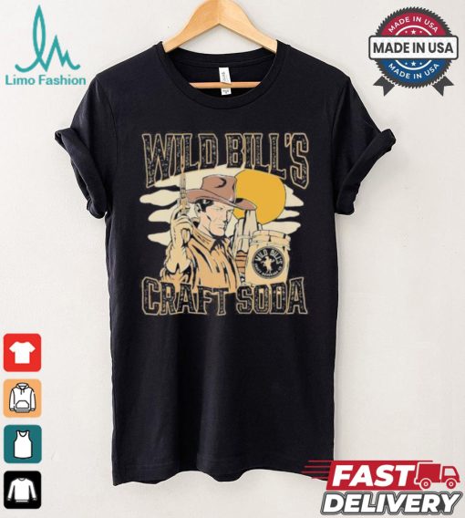 Wild West Craft Soda Gunslinger Wild Bill’s Classic Cowboy T shirt