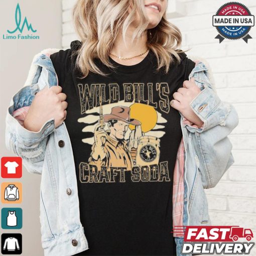 Wild West Craft Soda Gunslinger Wild Bill’s Classic Cowboy T shirt