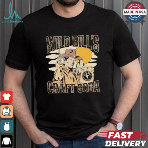 Wild West Craft Soda Gunslinger Wild Bill’s Classic Cowboy T shirt