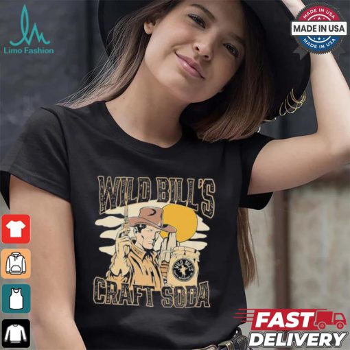 Wild West Craft Soda Gunslinger Wild Bill’s Classic Cowboy T shirt