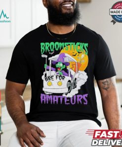 Witch Riding A Golf Cart Broomsticks Are For Amateurs Halloween T Shirt