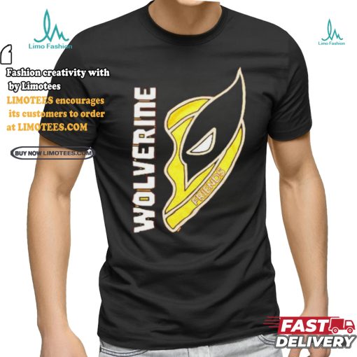 Wolverine Friends pendant half heart shirt
