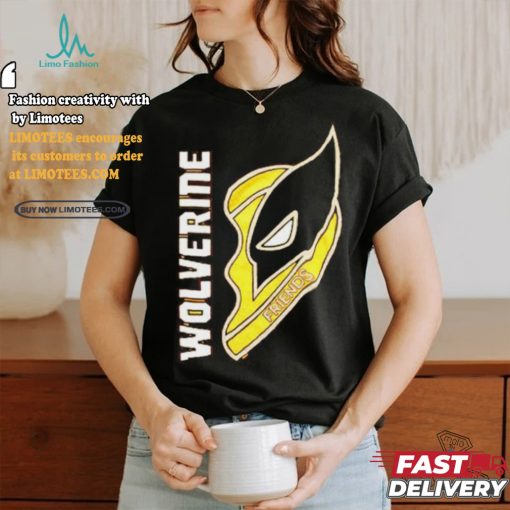 Wolverine Friends pendant half heart shirt