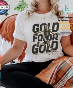 Wonderful Gold For Gold Stephen Curry Shirt