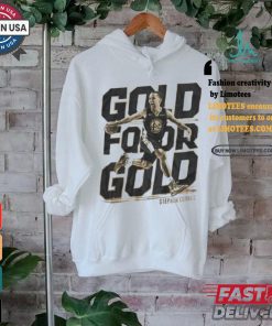 Wonderful Gold For Gold Stephen Curry Shirt