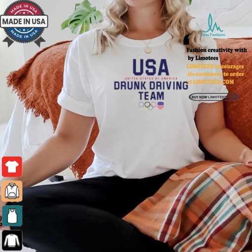 Worstshirts Usa Olympic Drunk Driving Team Shirt