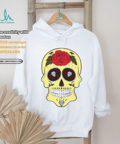 Yellow Sugar Skull Diamond and Rose T Shirt, hoodie, sweater, long sleeve and tank top Yellow Sugar Skull Diamond and Rose T Shirt