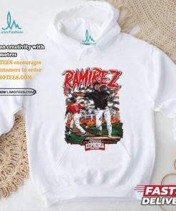 Youth Jose Ramirez baseball design cartoon shirt