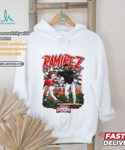 Youth Jose Ramirez baseball design cartoon shirt