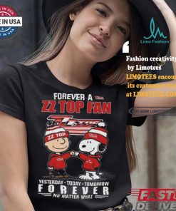 ZZ Top Snoopy Forever Fan No Matter What Yesterday Today Tomorrow Shirt