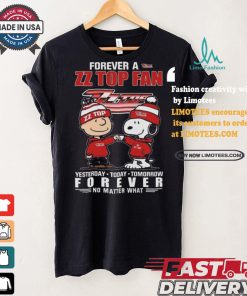 ZZ Top Snoopy Forever Fan No Matter What Yesterday Today Tomorrow Shirt