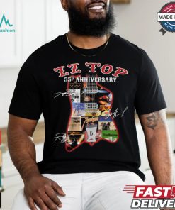 ZZ top 55th anniversary shirt