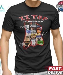 ZZ top 55th anniversary shirt