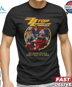 ZZ top the sharp dressed simple man tour 2024 shirt