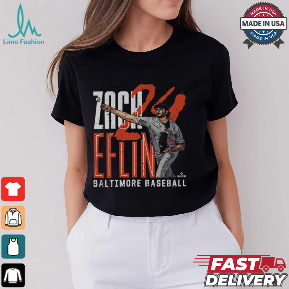 Zach Eflin Baltimore Player Name Shirt Zach Eflin Baltimore Player Name Shirt