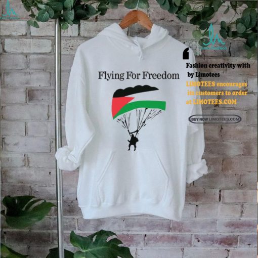 flying for freedom palestine t shirt