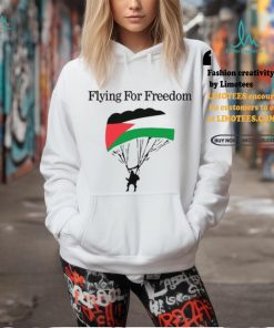 flying for freedom palestine t shirt
