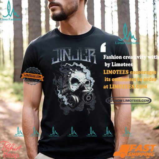 injer   Gasmask Skull   T Shirt