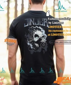 injer Gasmask Skull T Shirt