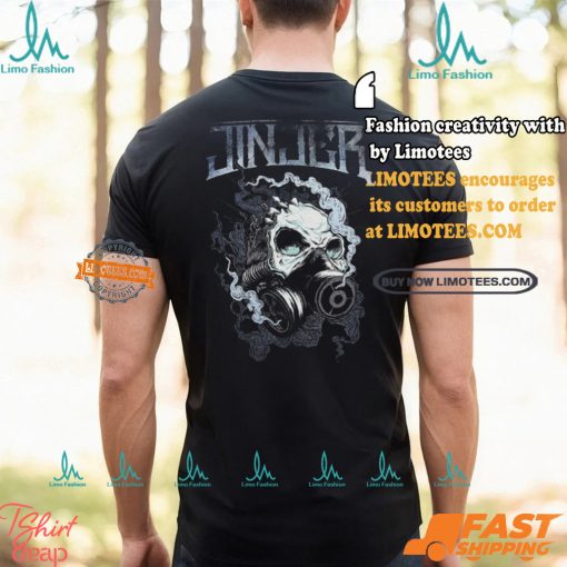 injer   Gasmask Skull   T Shirt
