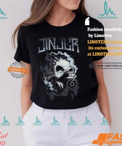 injer Gasmask Skull T Shirt