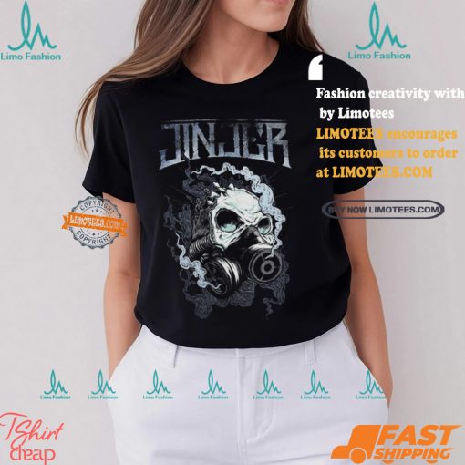 injer   Gasmask Skull   T Shirt