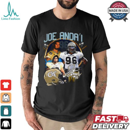 joe Anoa’i Georgia Tech Yellow Jackets football vintage shirt