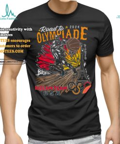 road to 2024 olympiade basketbal dream tea usa paris shirt